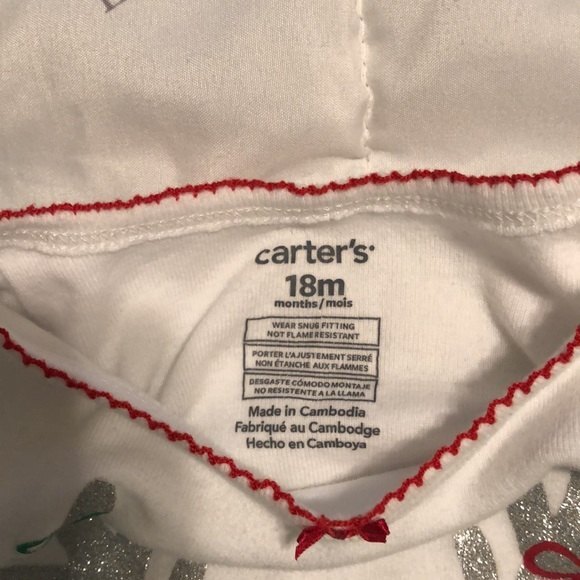 Carters Reindeer top size 18 months - Picture 2 of 4